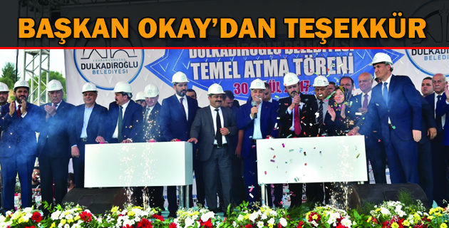BAŞKAN OKAY’DAN TEŞEKKÜR