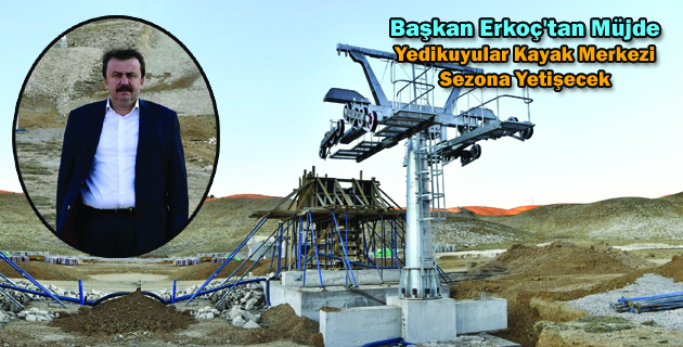 Erkoç’tan Müjde Yedikuyular Kayak Merkezi Sezona Yetişecek