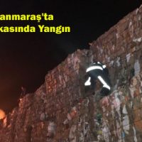 Kahramanmaraş’ta Kağıt Fabrikasında Yangın