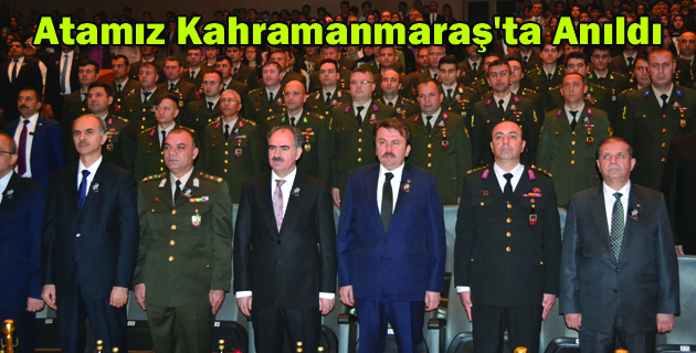 Atatürk Kahramanmaraş’ta Anıldı