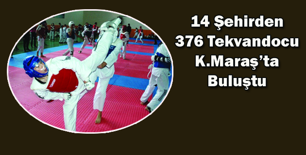 Tekvandocular Kahramanmaraş’ta Buluştu