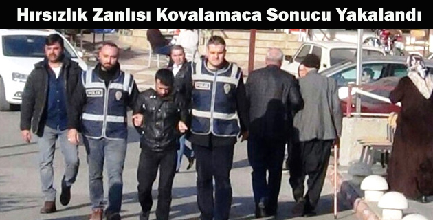 Hırsızlık Zanlısı Kovalamaca Sonucu Yakalandı