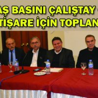 K.MARAŞ BASINI ÇALIŞTAY ÖNCESİ İSTİŞARE İÇİN TOPLANDI