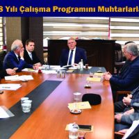 Mahçiçek, 2018 Yılı Çalışma Programını Muhtarlarla Değerlendirdi