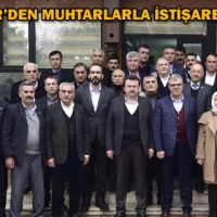 BÜYÜKŞEHİR’DEN MUHTARLARLA İSTİŞARE TOPLANTISI