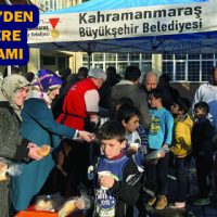 BÜYÜKŞEHİR’DEN ÖĞRENCİLERE ÇORBA İKRAMI