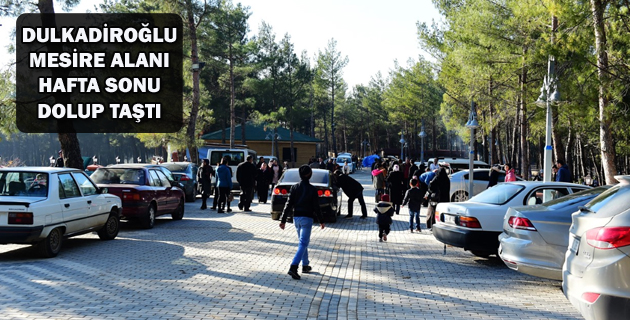 DULKADİROĞLU MESİRE ALANI HAFTA SONU DOLUP TAŞTI