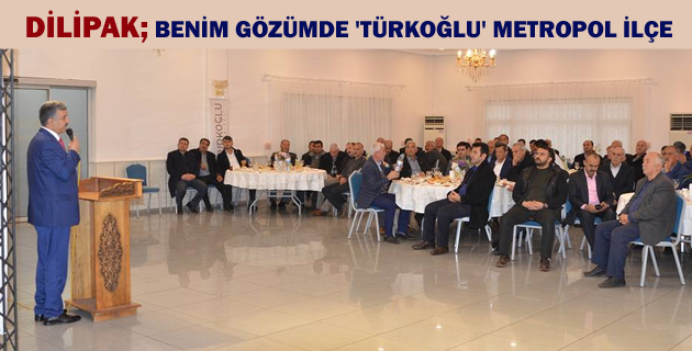 DİLİPAK BENİM GÖZÜMDE ‘TÜRKOĞLU’ METROPOL İLÇE