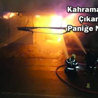 Kahramanmaraş’ta çıkan yangın paniğe neden oldu