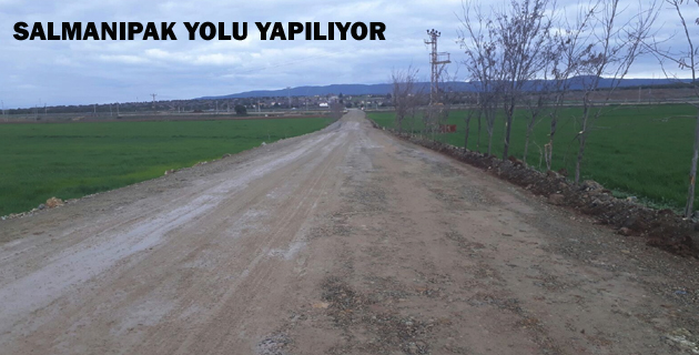 SALMANIPAK YOLU YAPILIYOR