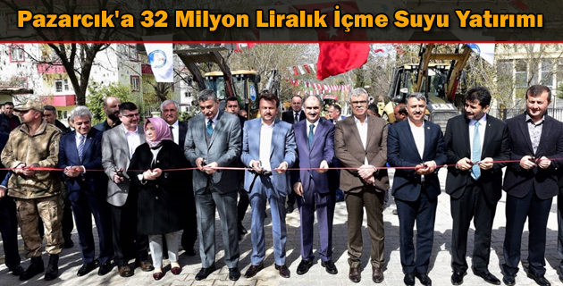 Pazarcık’a 32 Milyon Liralık İçme Suyu Yatırımı