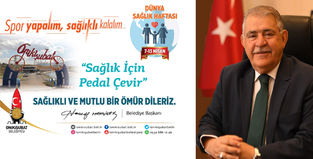 MAHÇİÇEK SAĞLIK İÇİN PEDAL ÇEVİR