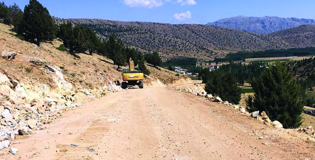 SOĞUKPINAR YOLUNDA GENİŞLETME ÇALIŞMALARI