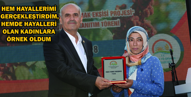HEM HAYALLERİMİ GERÇEKLEŞTİRDİM, HEMDE HAYALLERİ OLAN KADINLARA ÖRNEK OLDUM