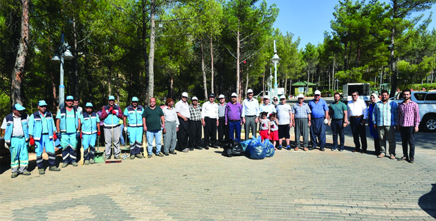 YEDİDEN YETMİŞE ÇÖP TOPLADILAR