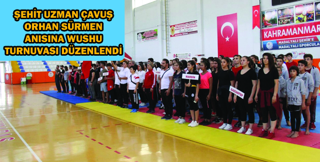 ŞEHİT UZMAN ÇAVUŞ ORHAN SÜRMEN ANISINA WUSHU TURNUVASI DÜZENLENDİ