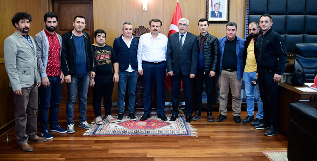 KMAGC’DEN BAŞKAN ERKOÇ’A ZİYARET