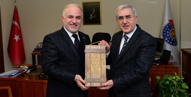 Türk Kızılay Genel Başkanı Kınık’tan Rektör Can’a Ziyaret