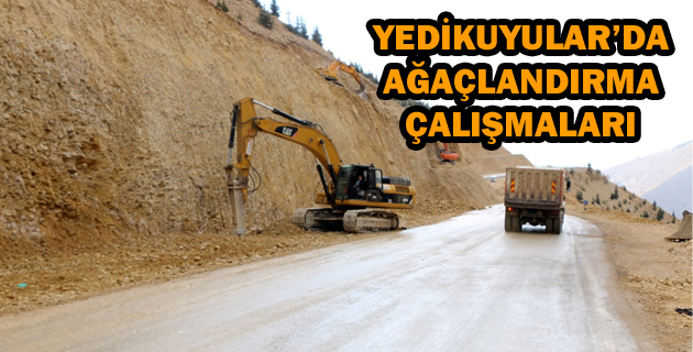 YEDİKUYULAR’DA AĞAÇLANDIRMA ÇALIŞMALARI