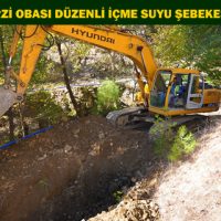 ÇINARPINAR TERZİ OBASI DÜZENLİ İÇME SUYU ŞEBEKESİNE KAVUŞUYOR