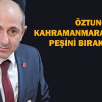 ÖZTUNÇ KAHRAMANMARAŞ STADININ PEŞİNİ BIRAKMIYOR!