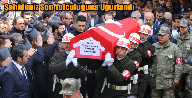 Şehidimiz Son Yolculuğuna Uğurlandı