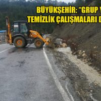 BÜYÜKŞEHİR GRUP YOLLARINDA TEMİZLİK ÇALIŞMALARI DEVAM EDİYOR