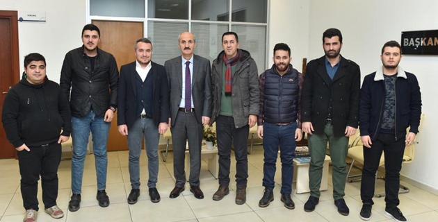 KMAGC’DEN BAŞKAN OKAY’A HAYIRLI OLSUN ZİYARETİ