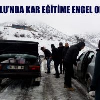 ÇAKIROĞLU’NDA KAR EĞİTİME ENGEL OLAMIYOR
