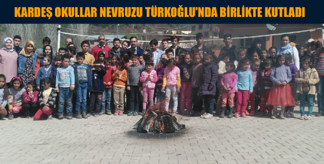 KARDEŞ OKULLAR NEVRUZU TÜRKOĞLU’NDA BİRLİKTE KUTLADI