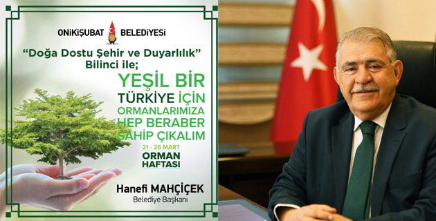 Onikişubat’ın %50’sini Yeşillendirdik