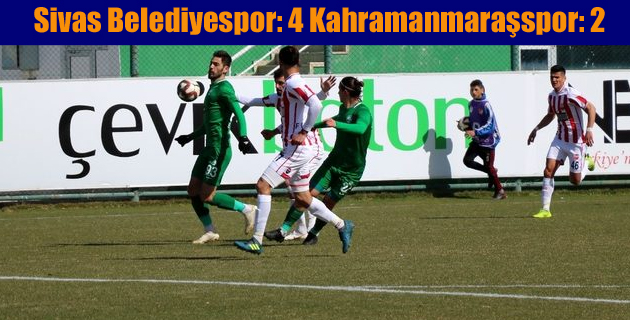 Sivas Belediyespor 4  Kahramanmaraşspor 2