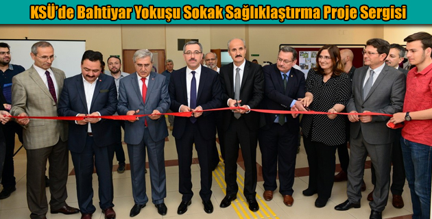 KSÜ’de Bahtiyar Yokuşu Sokak Sağlıklaştırma Proje Sergisi
