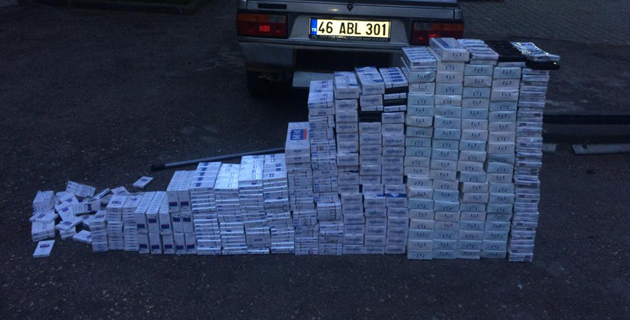 Kahramanmaraş’ta kaçak sigara operasyonu