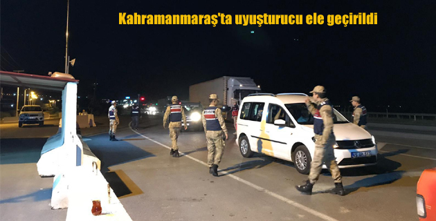 Kahramanmaraş’ta uyuşturucu ele geçirildi