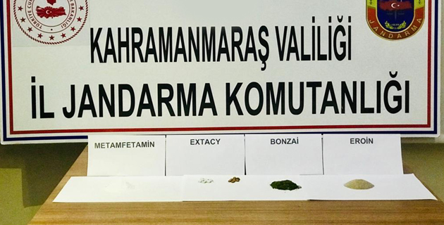 Kahramanmaraş’ta uyuşturucu operasyonu