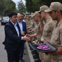 Andırın’da bayramlaşma töreni