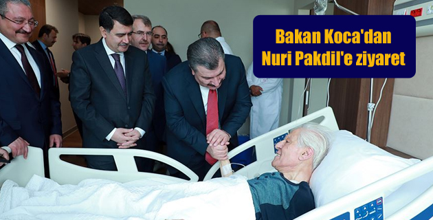 Bakan Koca’dan Nuri Pakdil’e ziyaret