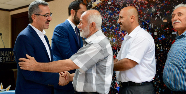 GÜNGÖR AK PARTİ’DE BAYRAMLAŞTI