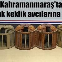 Kahramanmaraş’ta kaçak keklik avcılarına ceza