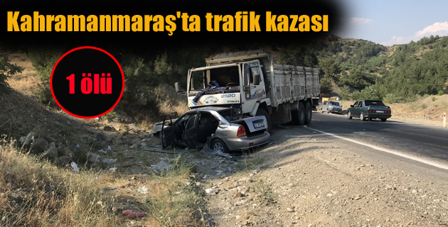 Kahramanmaraş’ta trafik kazası