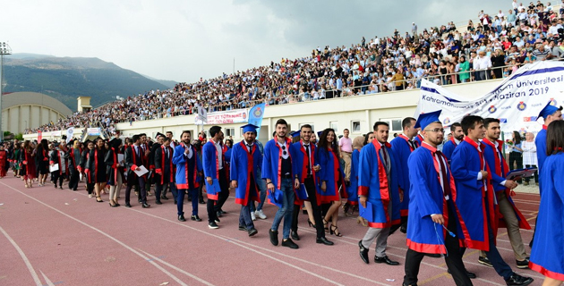 Ksü Mezunlarını Coşku ile Uğurladı