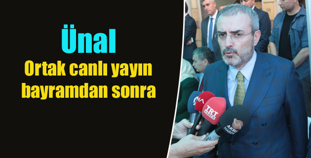 Ortak canlı yayın, bayramdan sonra