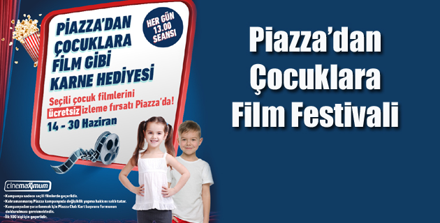 Piazza’dan Çocuklara Film Festivali