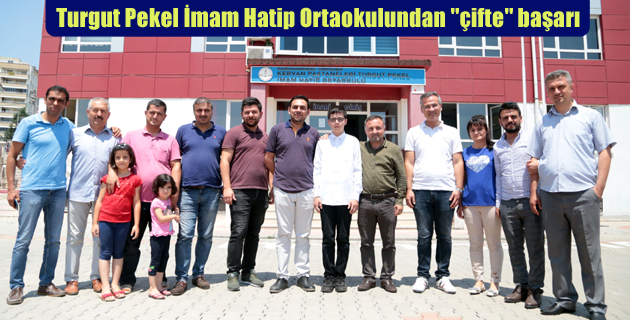 Turgut Pekel İmam Hatip Ortaokulundan “çifte” başarı