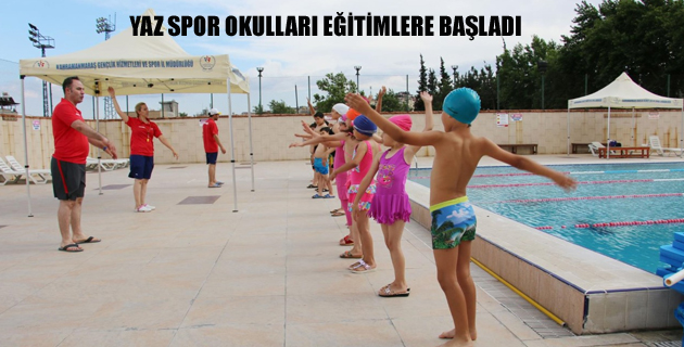 YAZ SPOR OKULLARI EĞİTİMLERE BAŞLADI