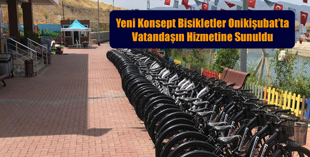 Yeni Konsept Bisikletler Onikişubat’ta Vatandaşın Hizmetine Sunuldu
