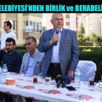 ONİKİŞUBAT BELEDİYESİ’NDEN BİRLİK ve BERABELİK KAHVALTISI