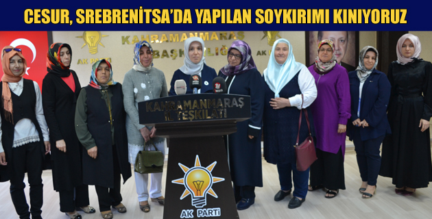 SREBRENİTSA’DA YAPILAN SOYKIRIMI KINIYORUZ