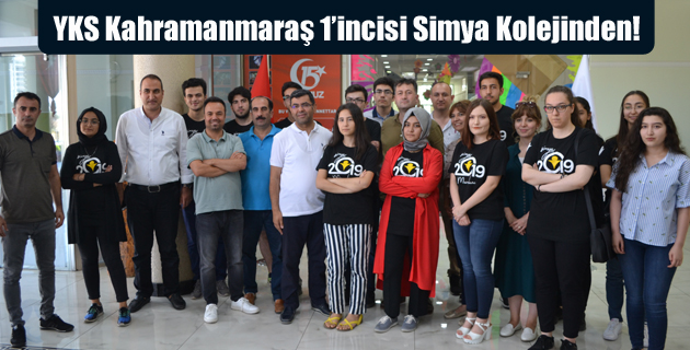YKS Kahramanmaraş 1’incisi Simya Kolejinden!